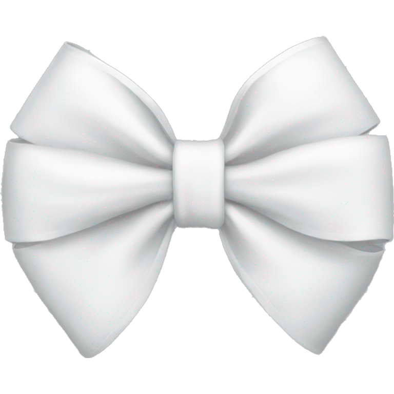 White bow emoji