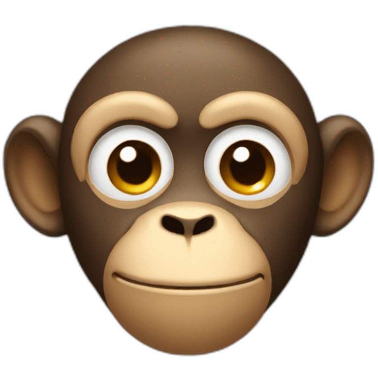 monkey with a closed eye emoji