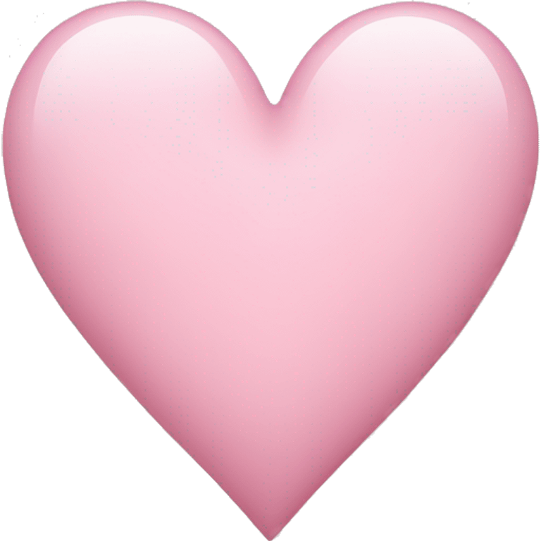 Light pink heart emoji