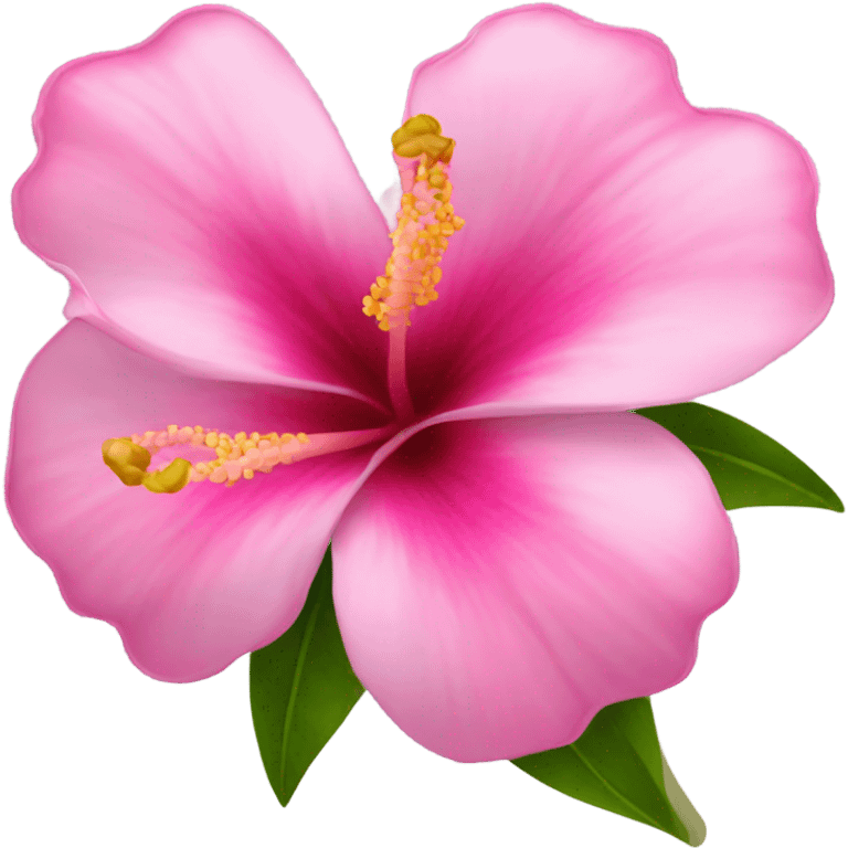 tropical flower pink emoji