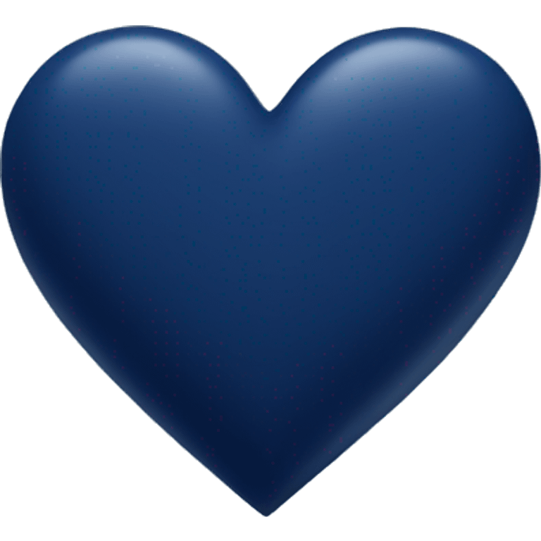 navy blue heart emoji