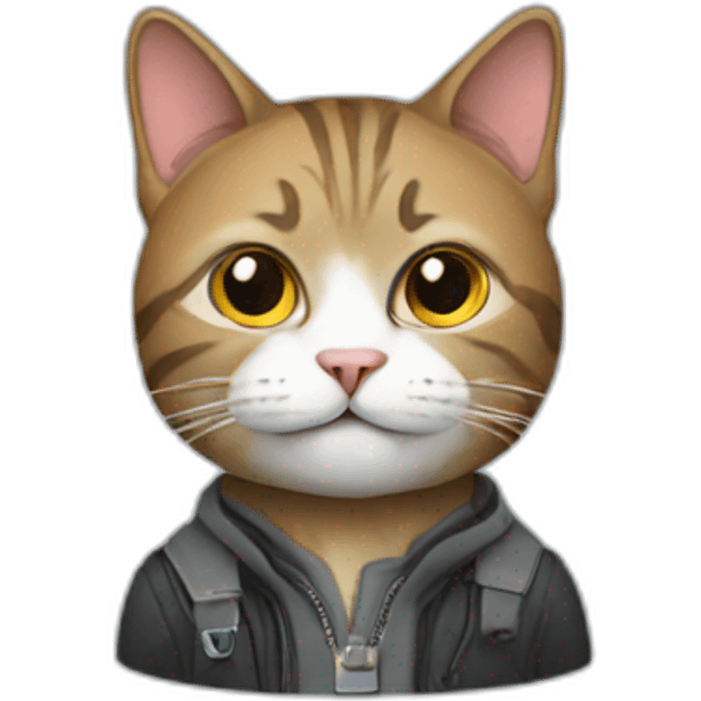 Cat programmer emoji