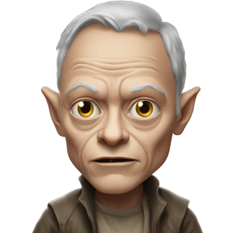 Elon musk as Golum  emoji