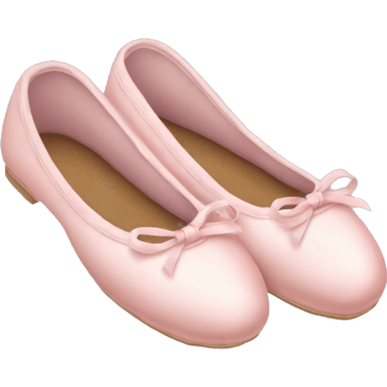 Pale pink ballet shoes emoji