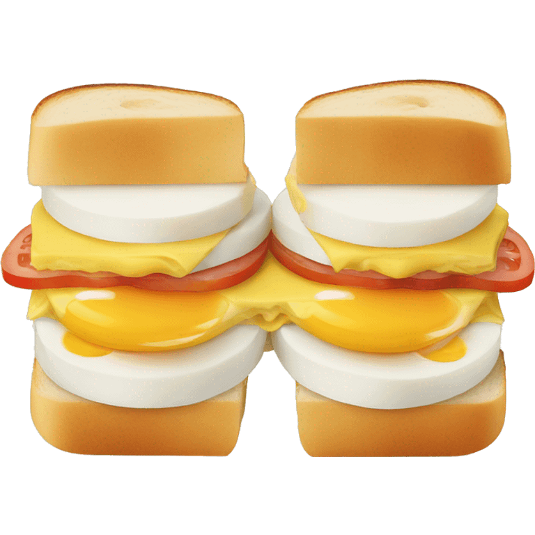 double egg sandwich emoji