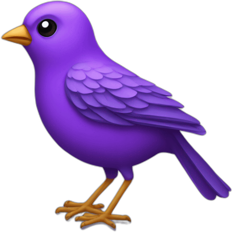 purple bird emoji