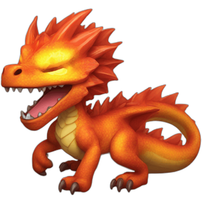 Dracaufeu shiny emoji