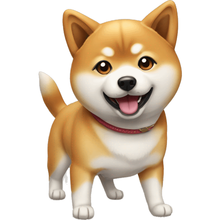 cute spin emoji for shiba dog emoji