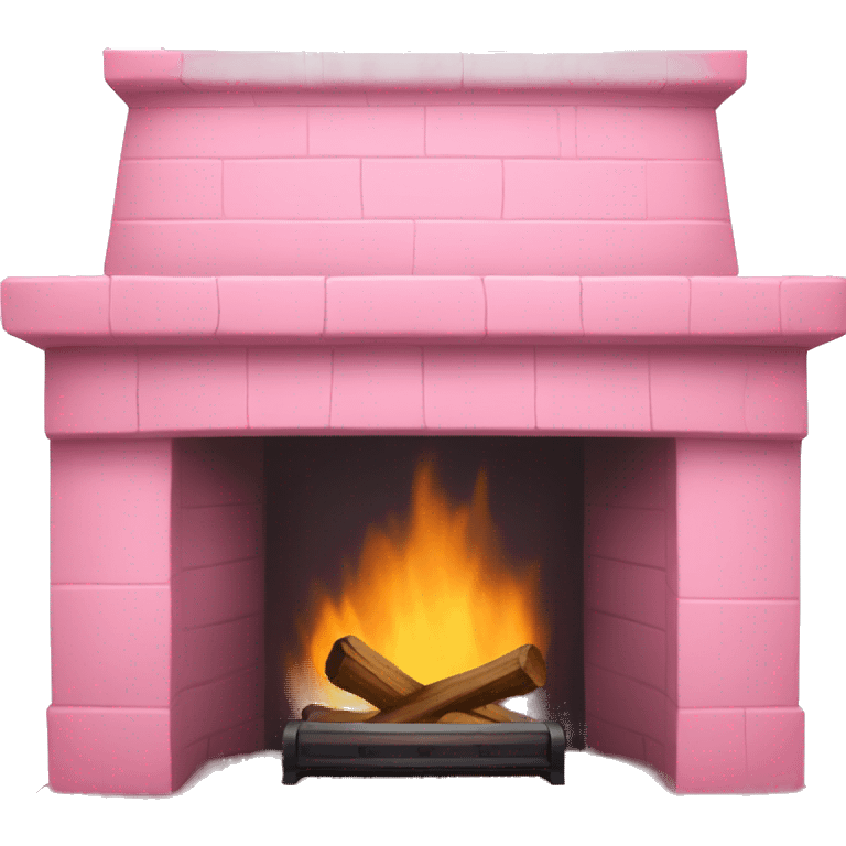 Winter Pink FirePlace emoji