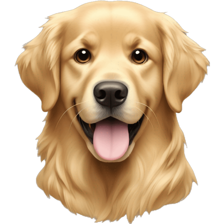 a golden retriever ￼ emoji