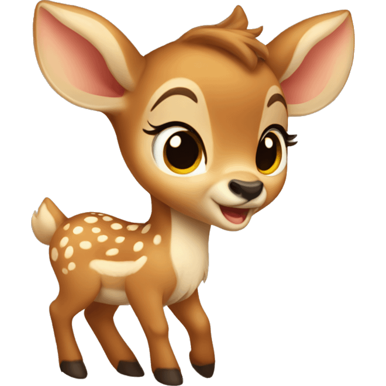 Baby disney deer emoji