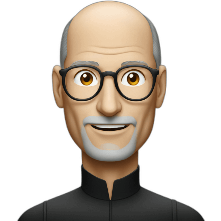 Steve jobs and iPhone 14 pro emoji