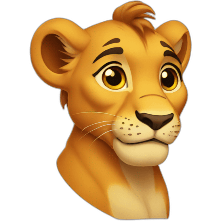 Simba emoji