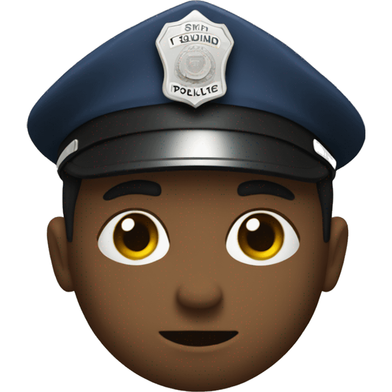 Sick police officer emoji