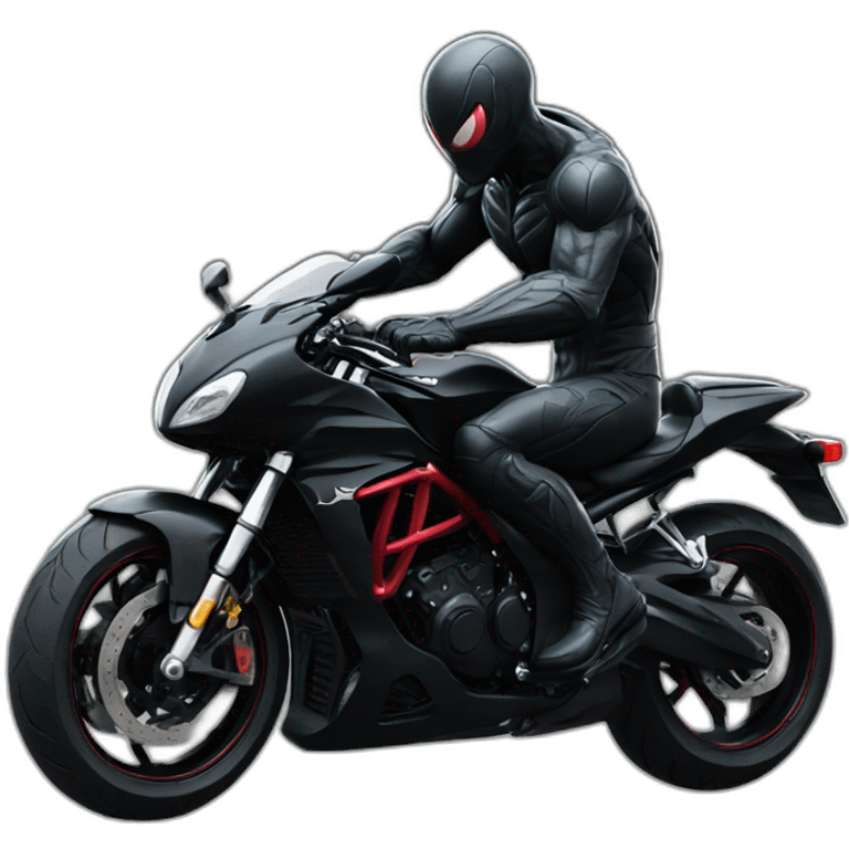 venom riding hayabusa emoji