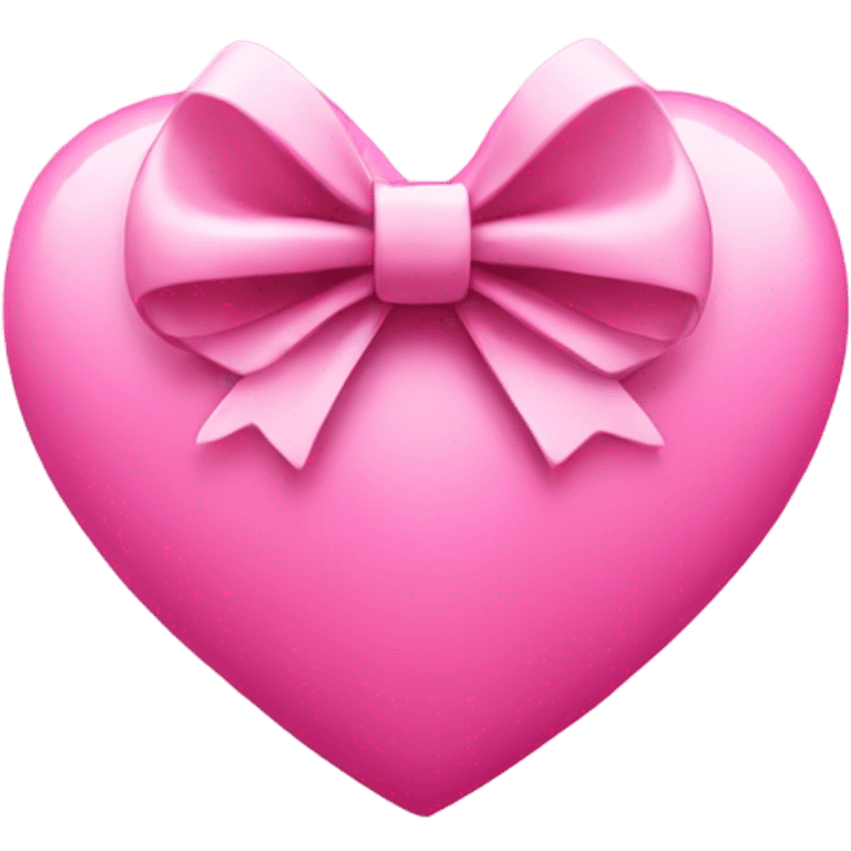 pink heart with bow emoji