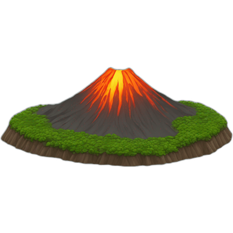 Volcan arenal emoji