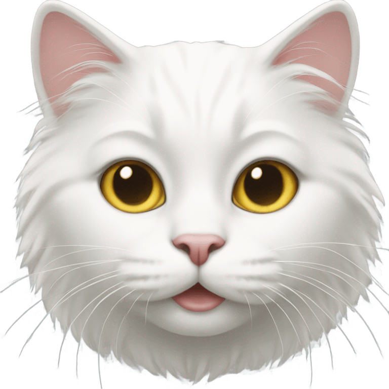 White cat  emoji