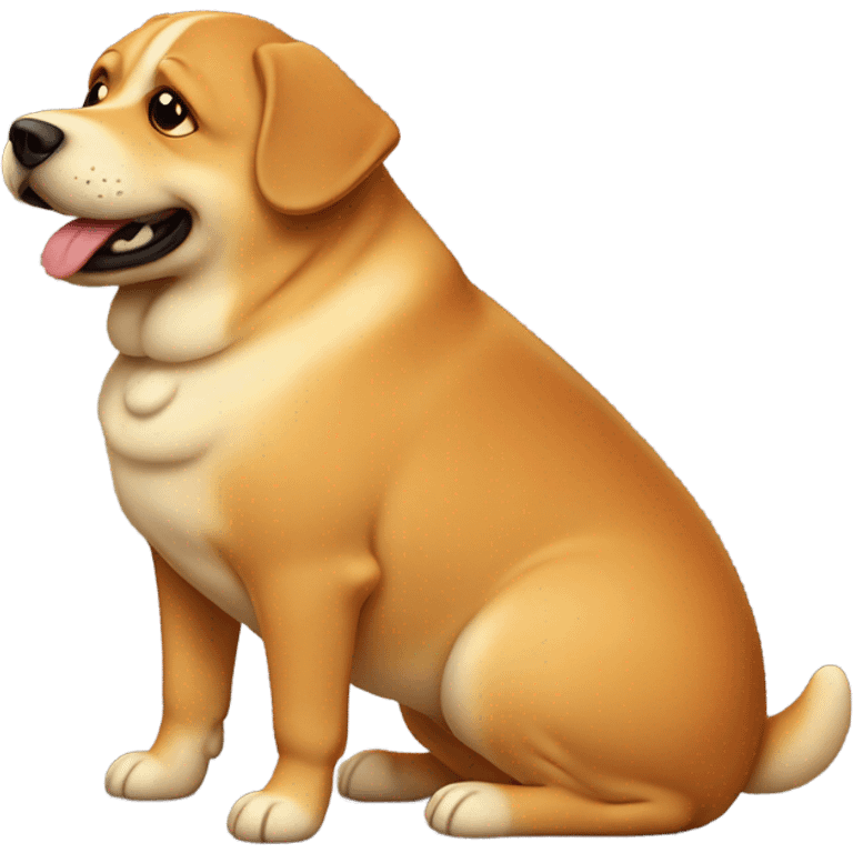 fat dog bread emoji