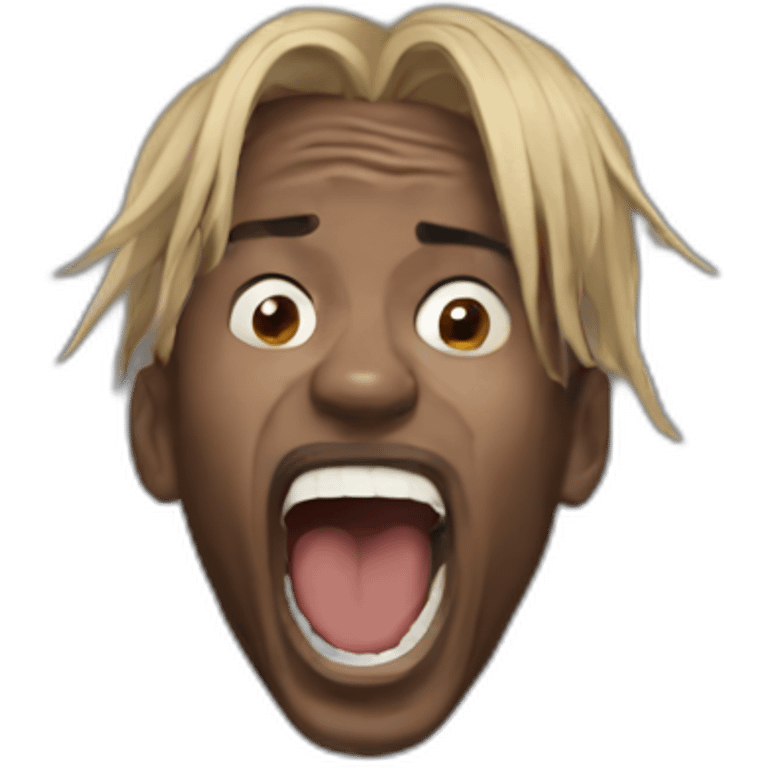 travis scott screaming emoji