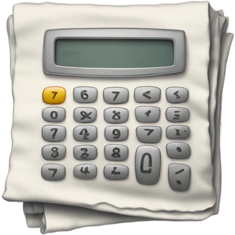 napkin calculator emoji