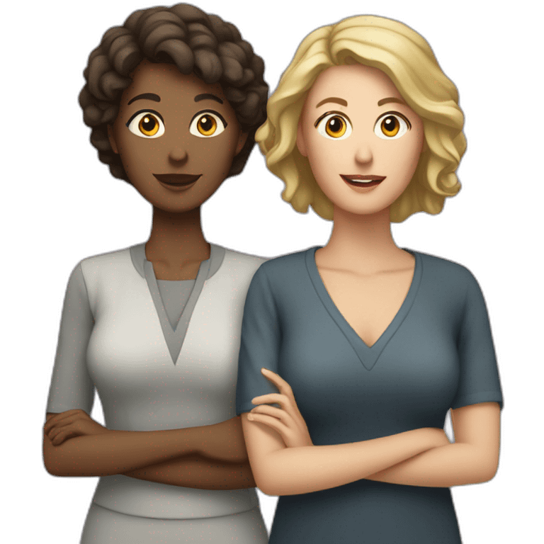 two female teachers with odyssseus emoji