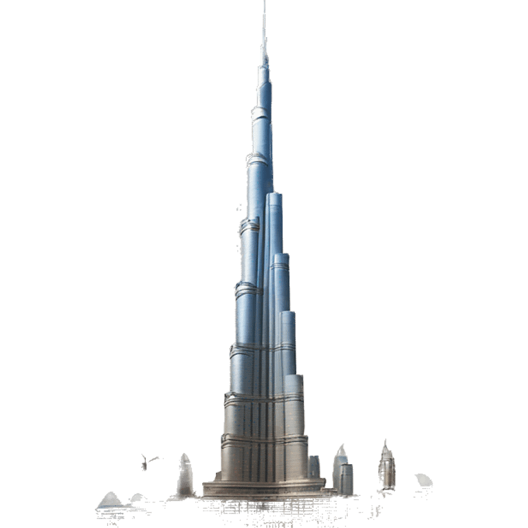 photorealistic Burj khalifa emoji