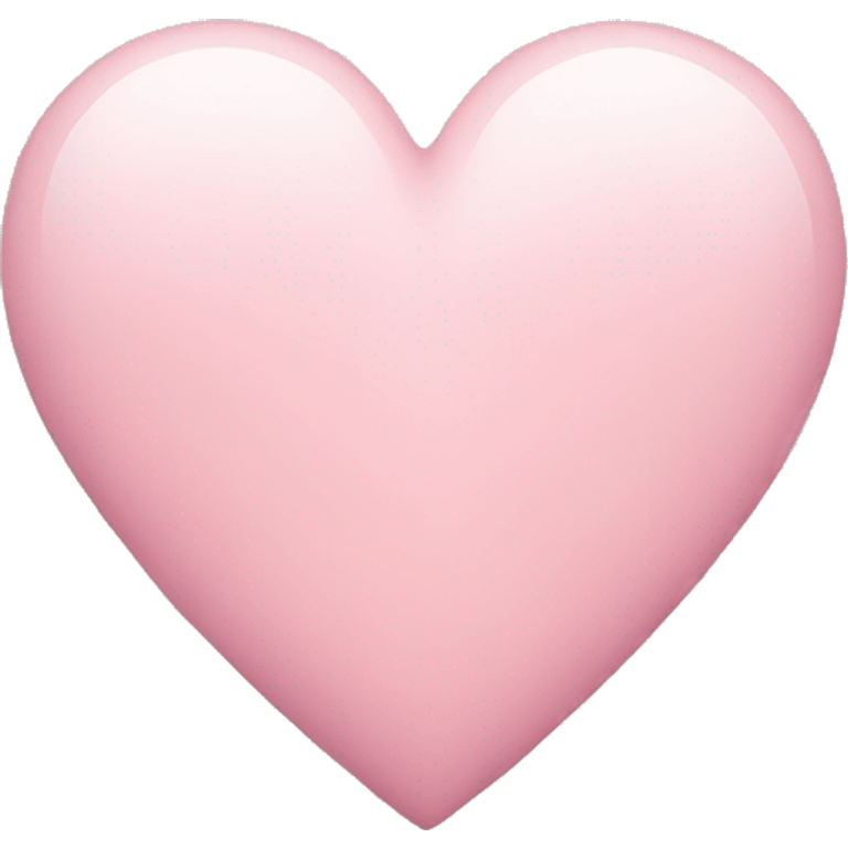 Light pink heart emoji