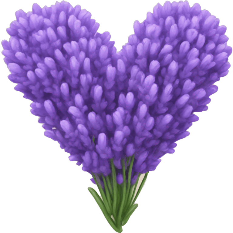 Lavender heart emoji