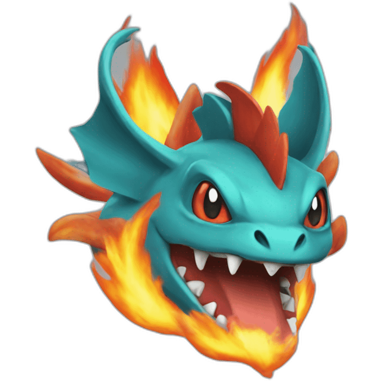 Dracaufeu pokémon emoji