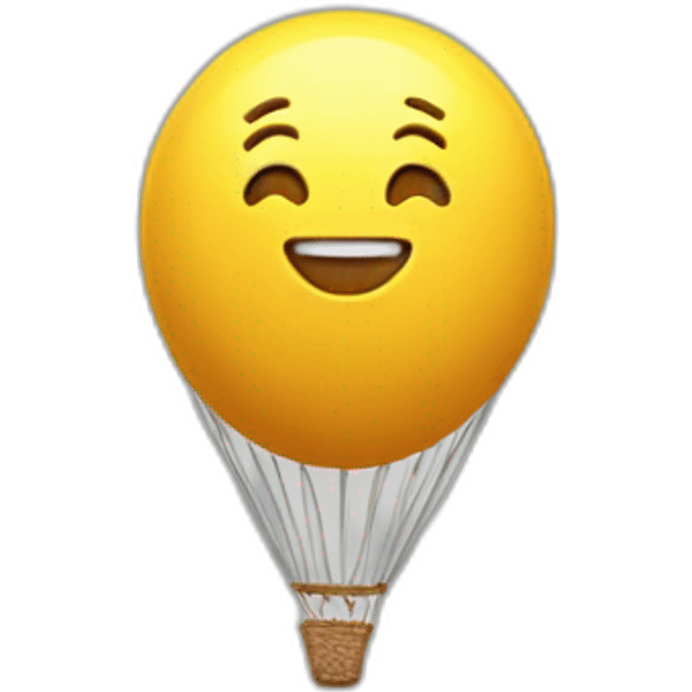 Chat sur un ballon emoji