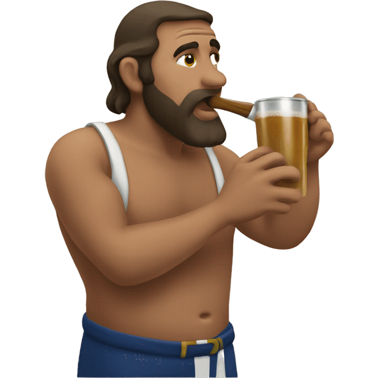 A Uruguayan drinking a mate emoji