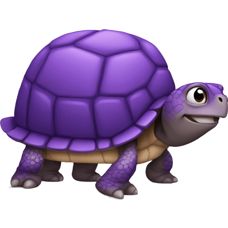 Purple turtle emoji