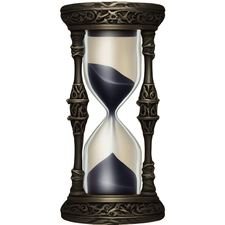 vintage ghotic hourglass emoji