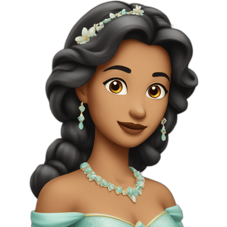 Princesse jasmin emoji