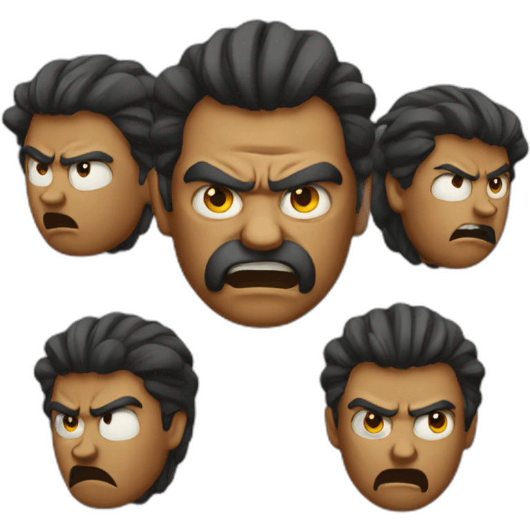 Angry group emoji