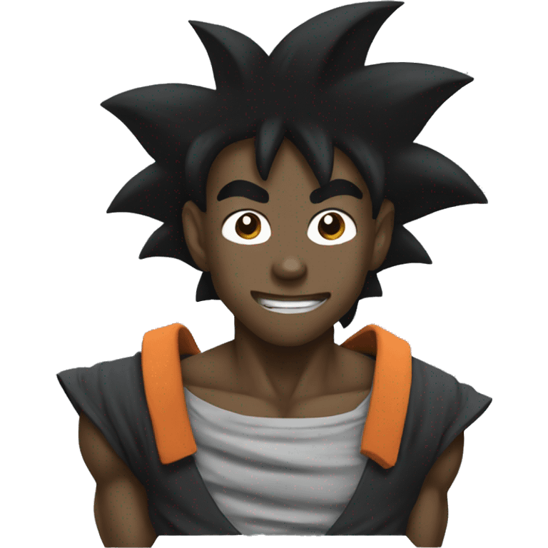 Black goku emoji