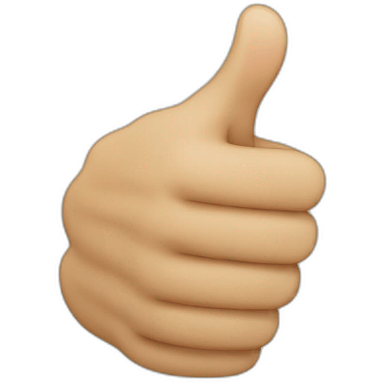 Loop-the-loop thumbs up emoji