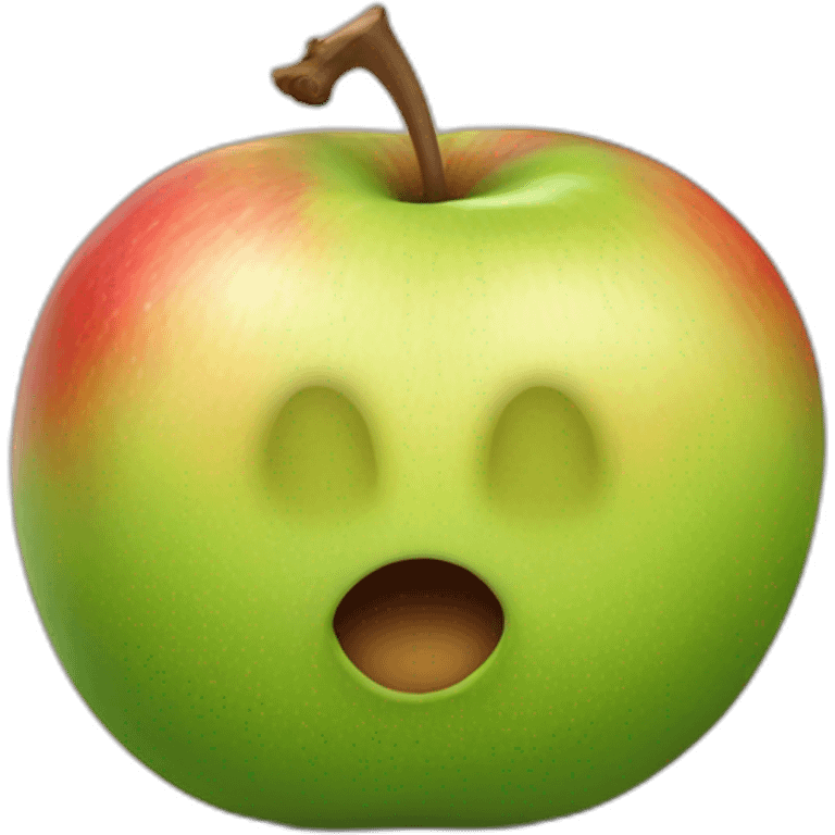 Trognon de pomme emoji