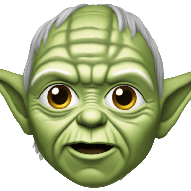 Yoda avec macrfon emoji