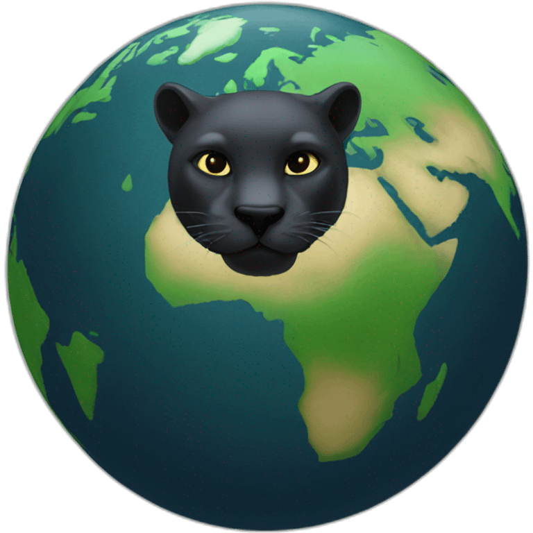 panther globe emoji