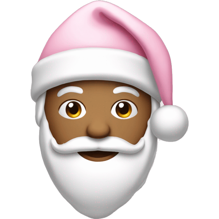 Light pink Santa hat emoji