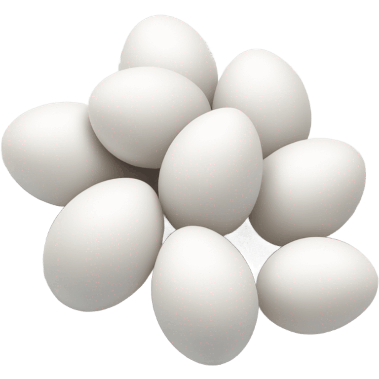 white little eggs emoji