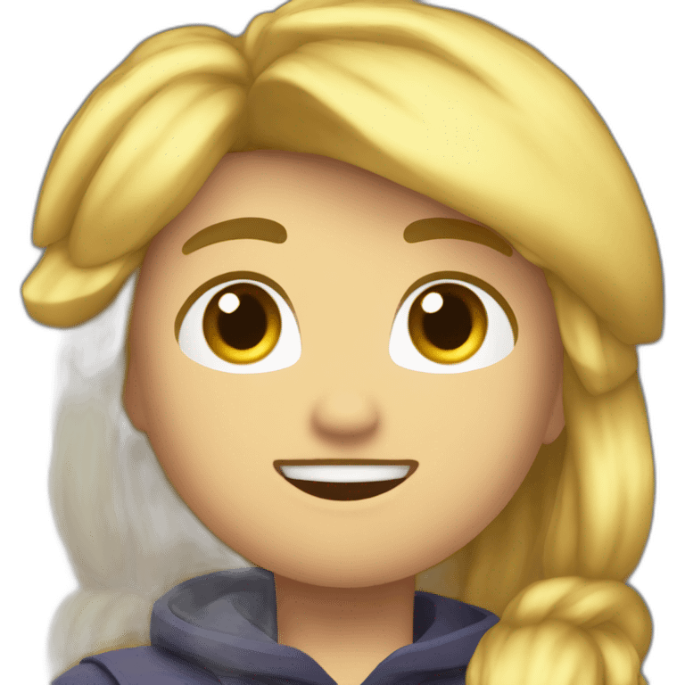 Genere un emojie faisant reference a fuze lll youtbeur blond minecraftien emoji