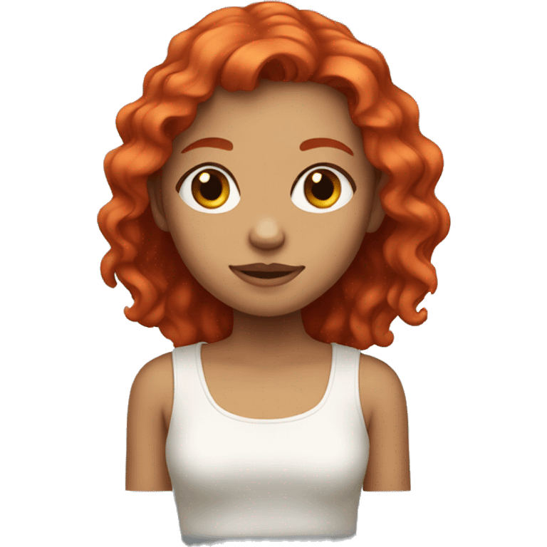 Girl with red hair  emoji