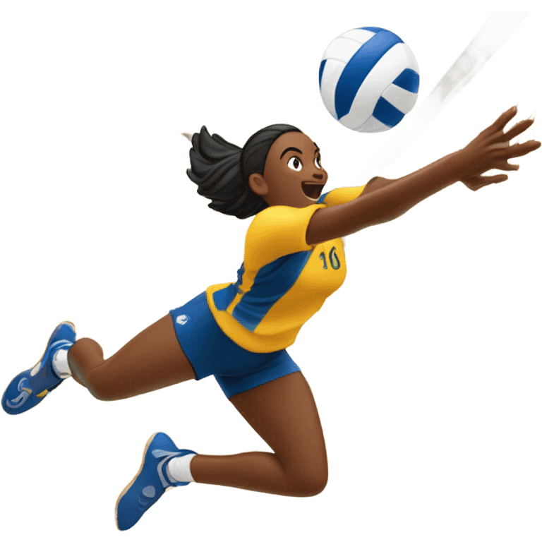 Volleyball ace emoji