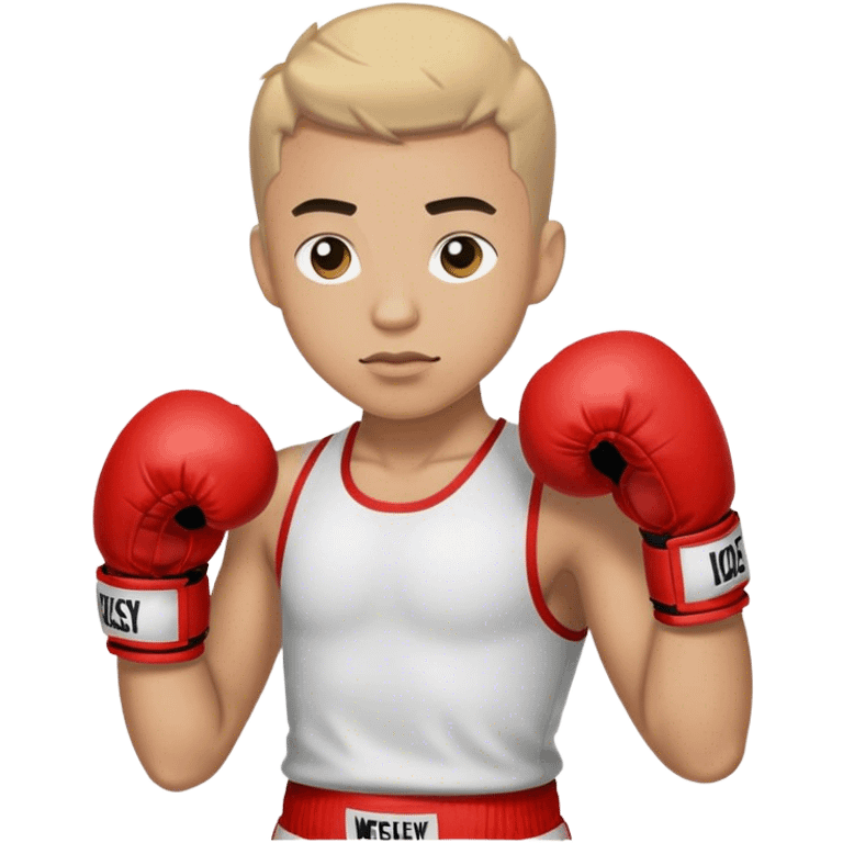 Wesley with boxing gloves on emoji