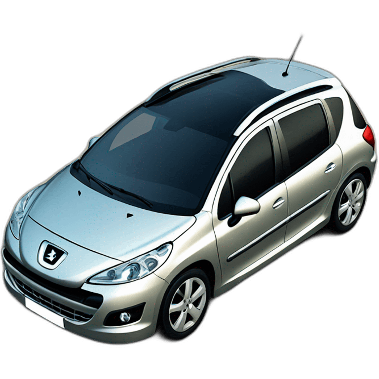 Peugeot 207sw 3/4 front emoji