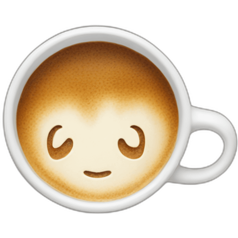 Gucci cappuccino cup emoji