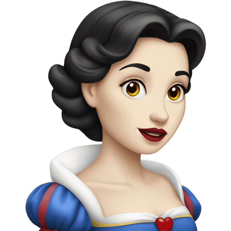 Snow White white skin emoji